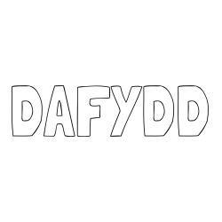 Online Created Coloring Page - DAFYDD Coloring Page