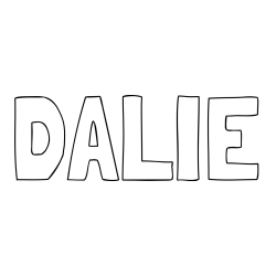 Online Created Coloring Page - DALIE Coloring Page