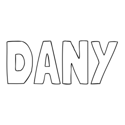 Online Created Coloring Page - DANY Coloring Page