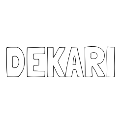 Online Created Coloring Page - DEKARI Coloring Page