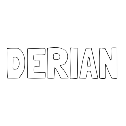 Online Created Coloring Page - DERIAN Coloring Page