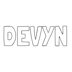 Online Created Coloring Page - DEVYN Coloring Page