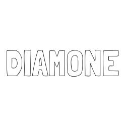 Online Created Coloring Page - DIAMONE Coloring Page