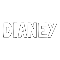 Online Created Coloring Page - DIANEY Coloring Page