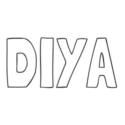 DIYA Coloring Page