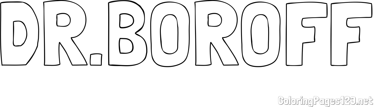 DR.BOROFF Coloring Page