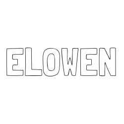 Online Created Coloring Page - ELOWEN Coloring Page