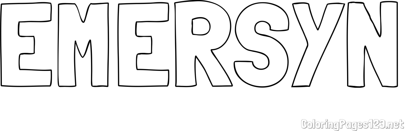 EMERSYN Coloring Page