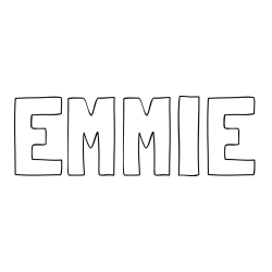 Online Created Coloring Page - EMMIE Coloring Page