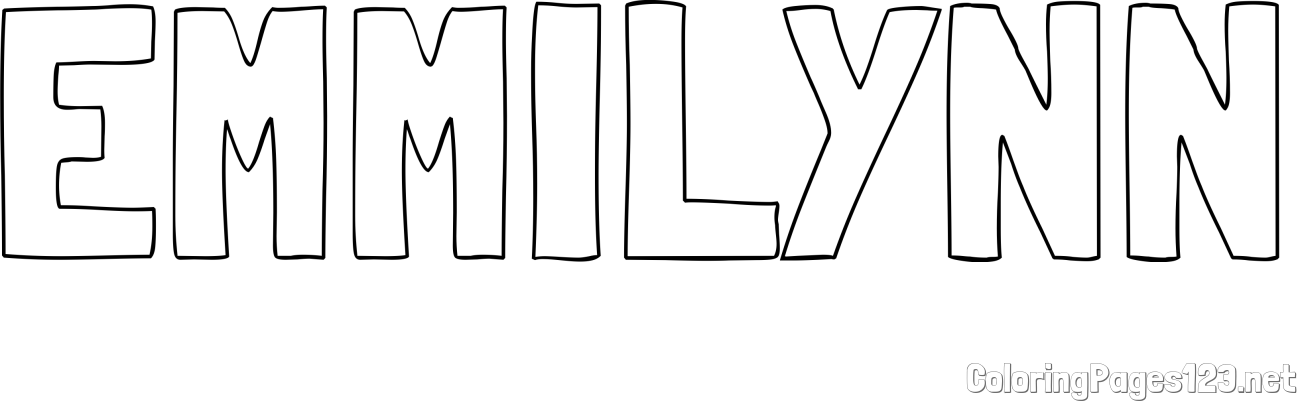EMMILYNN Coloring Page