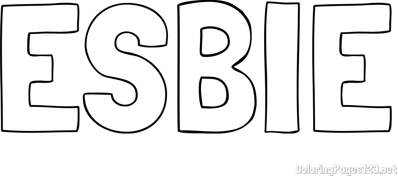 ESBIE Coloring Page