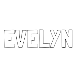 Online Created Coloring Page - EVELYN Coloring Page