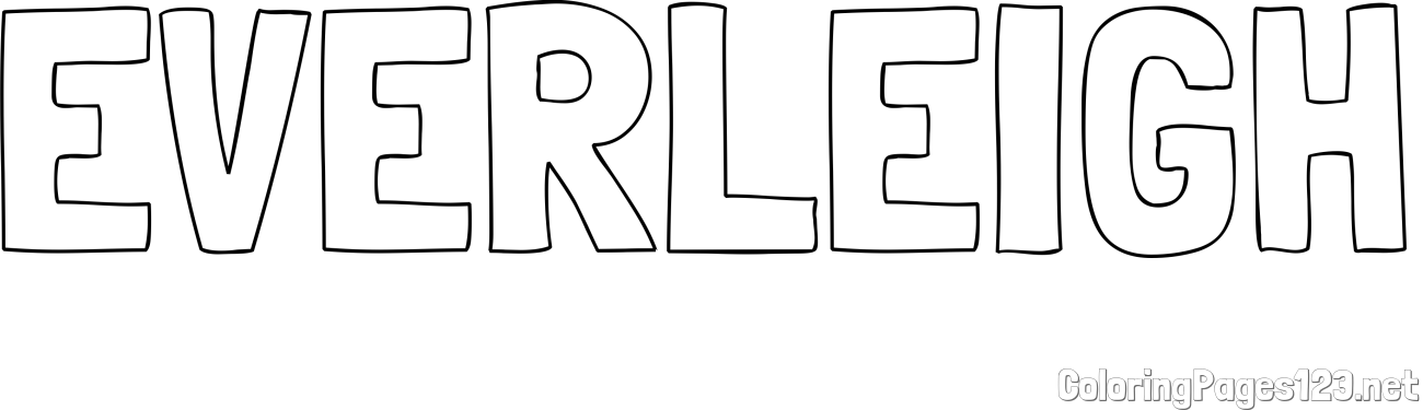 EVERLEIGH Coloring Page