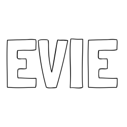 EVIE Coloring Page