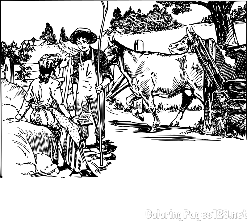 Farmers Coloring Pages
