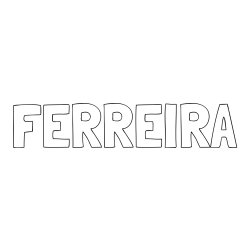 Online Created Coloring Page - FERREIRA Coloring Page