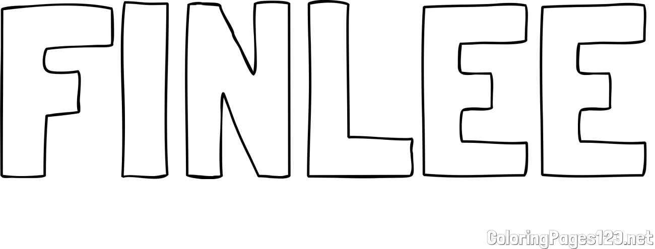 FINLEE Coloring Page