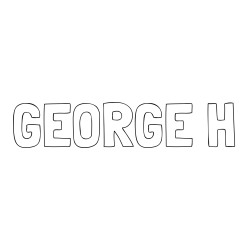 Online Created Coloring Page - GEORGE H Coloring Page