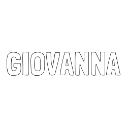 Online Created Coloring Page - GIOVANNA Coloring Page