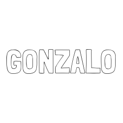 GONZALO Coloring Page