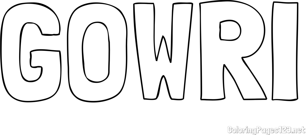 GOWRI Coloring Page