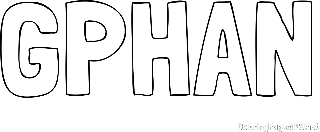 GPHAN Coloring Page