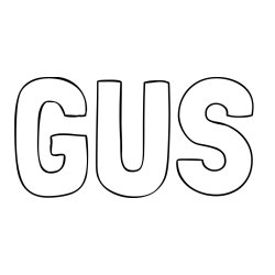 GUS Coloring Page