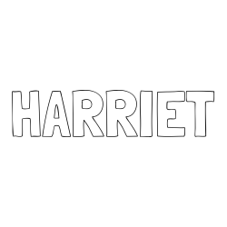 Online Created Coloring Page - HARRIET Coloring Page