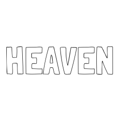 Online Created Coloring Page - HEAVEN Coloring Page