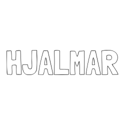 Online Created Coloring Page - HJALMAR Coloring Page