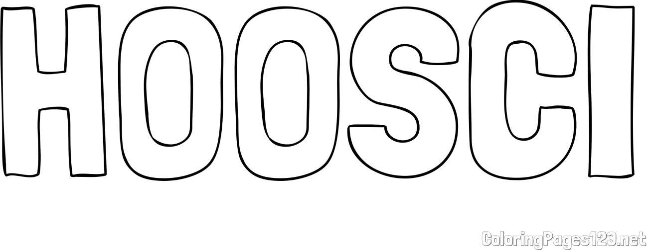 HOOSCI Coloring Page