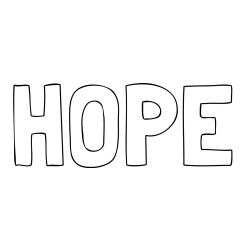 HOPE Coloring Page