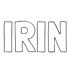 IRIN Coloring Page