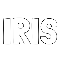 Online Created Coloring Page - IRIS Coloring Page