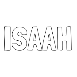 Online Created Coloring Page - ISAAH Coloring Page