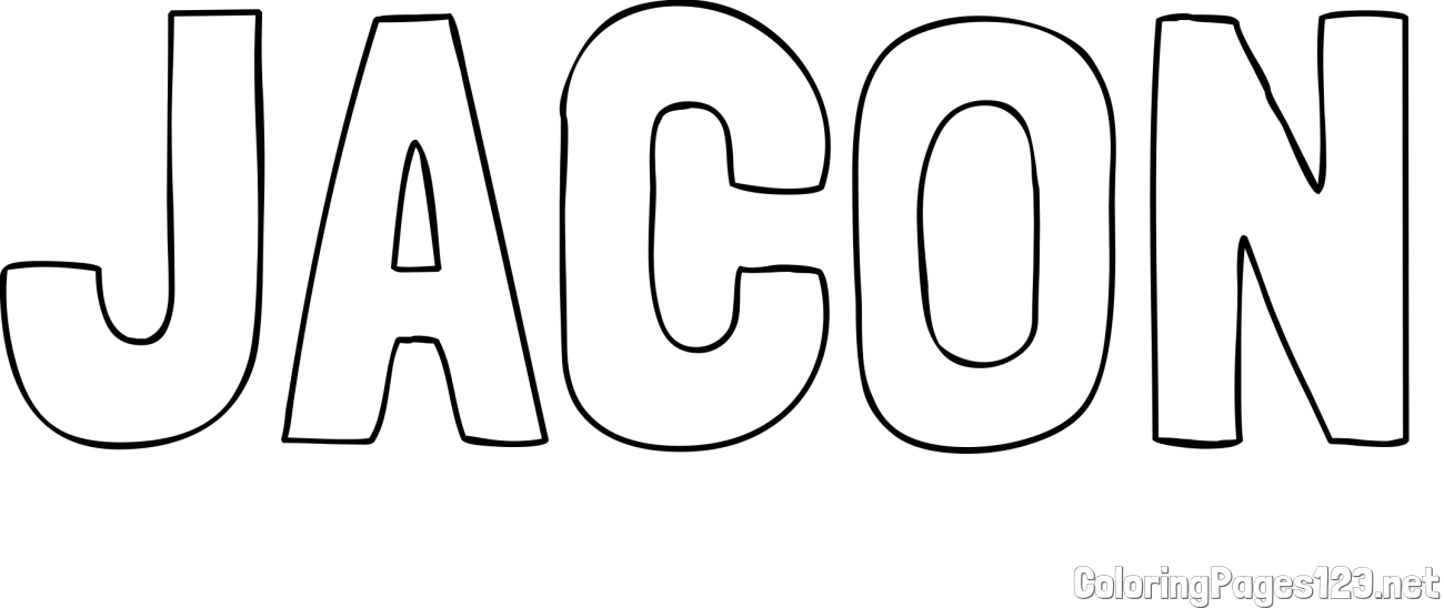 JACON Coloring Page