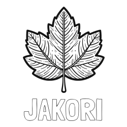 Online Created Coloring Page - JAKORI Coloring Page and Autumn Leaf Coloring Page