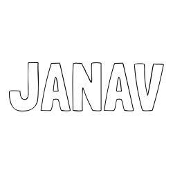 JANAV Coloring Page