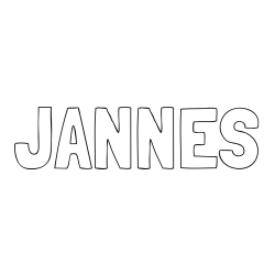 Online Created Coloring Page - JANNES Coloring Page