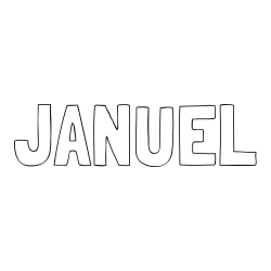 Online Created Coloring Page - JANUEL Coloring Page