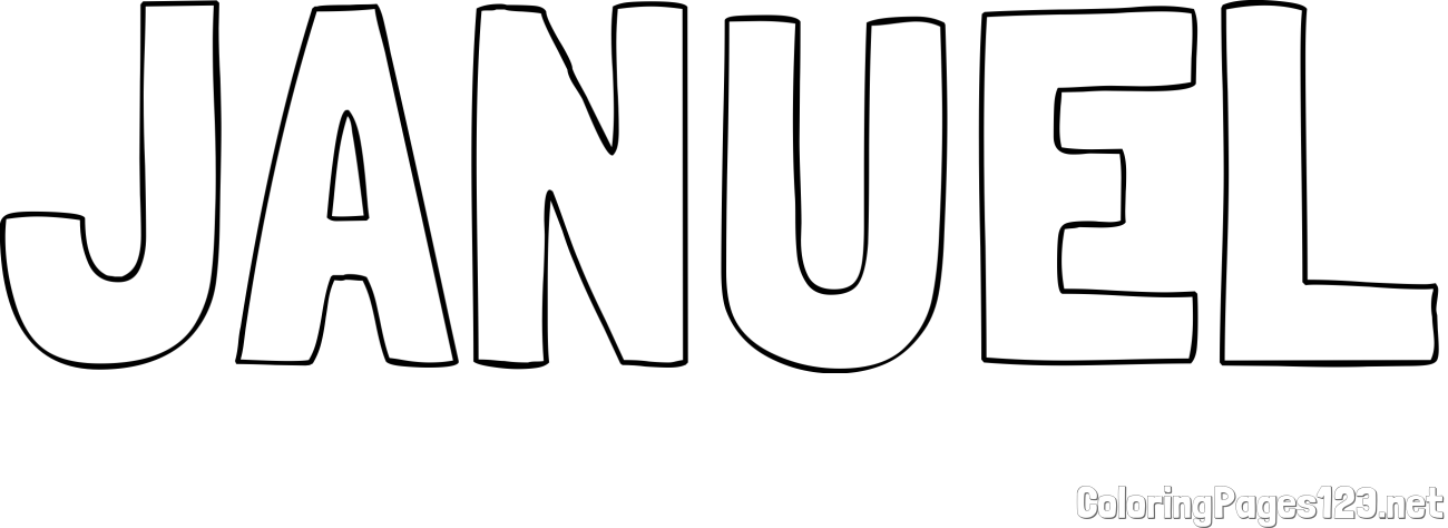 JANUEL Coloring Page