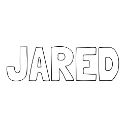 Online Created Coloring Page - JARED Coloring Page