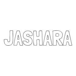 Online Created Coloring Page - JASHARA Coloring Page