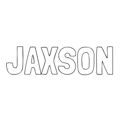 Online Created Coloring Page - JAXSON Coloring Page