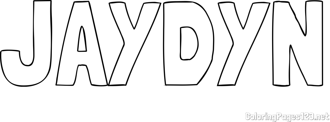 JAYDYN Coloring Page
