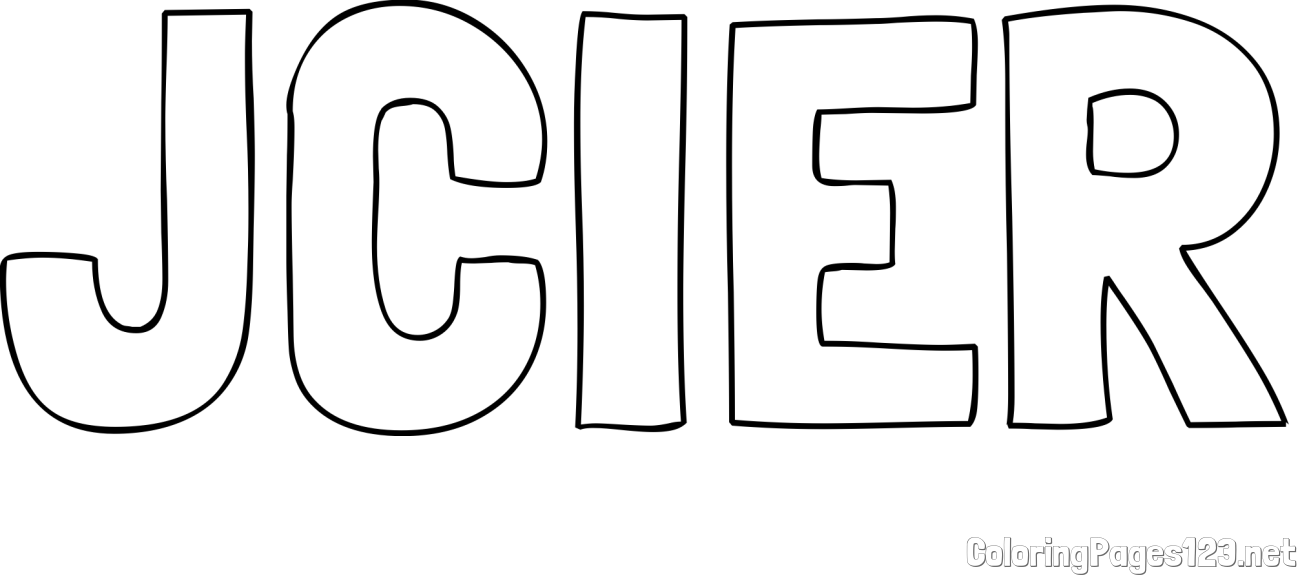 JCIER Coloring Page