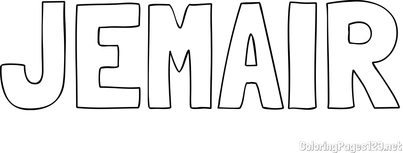 JEMAIR Coloring Page