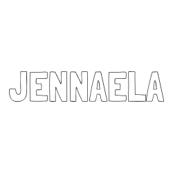 JENNAELA Coloring Page