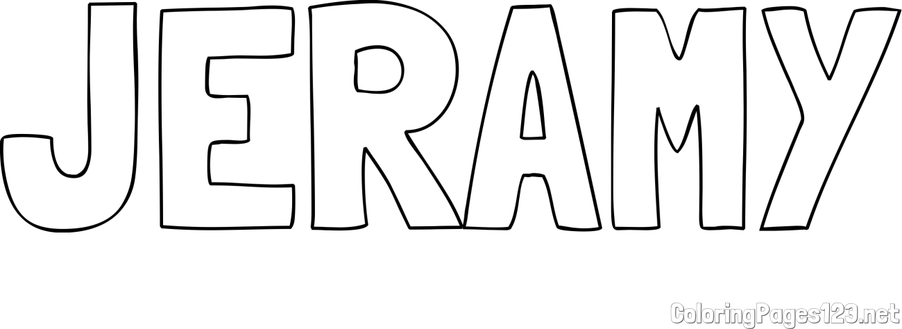 JERAMY Coloring Page