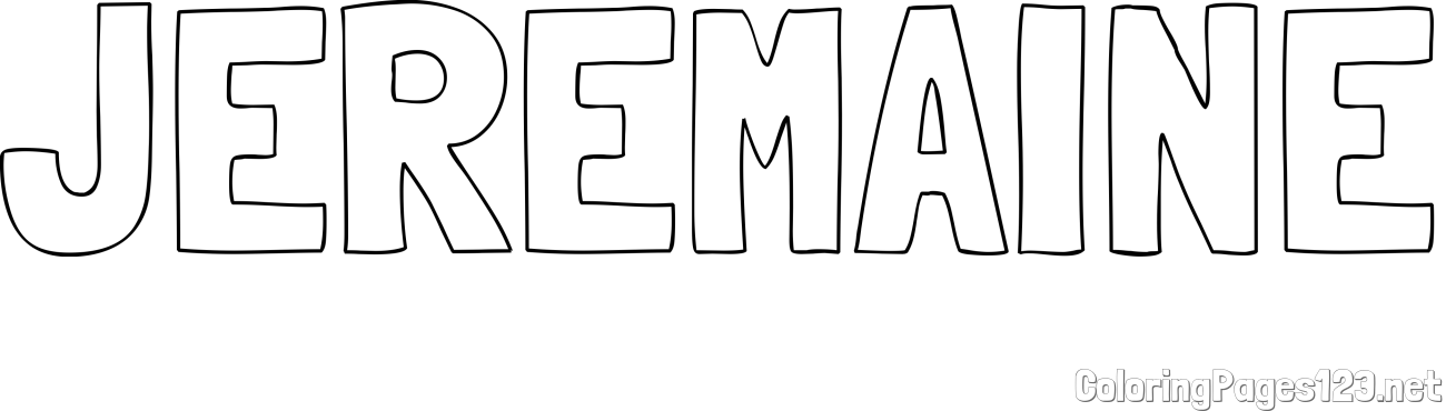 JEREMAINE Coloring Page